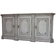 Large French Painted Buffet or Enfilade