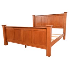 Stickley Style Mission Oak Arts & Crafts King Size Bed