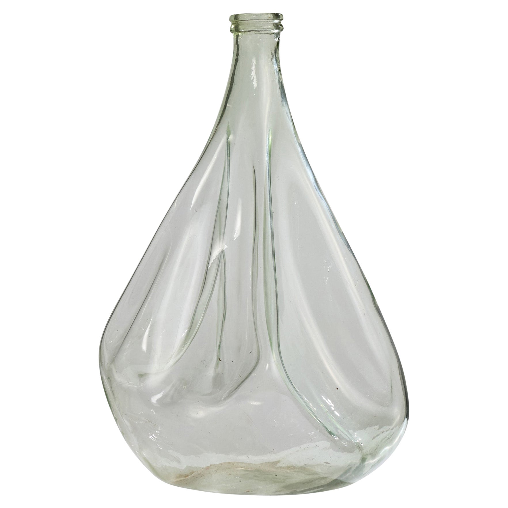 Designer svedese, vaso di grandi dimensioni, vetro, Svezia, anni '40 in vendita