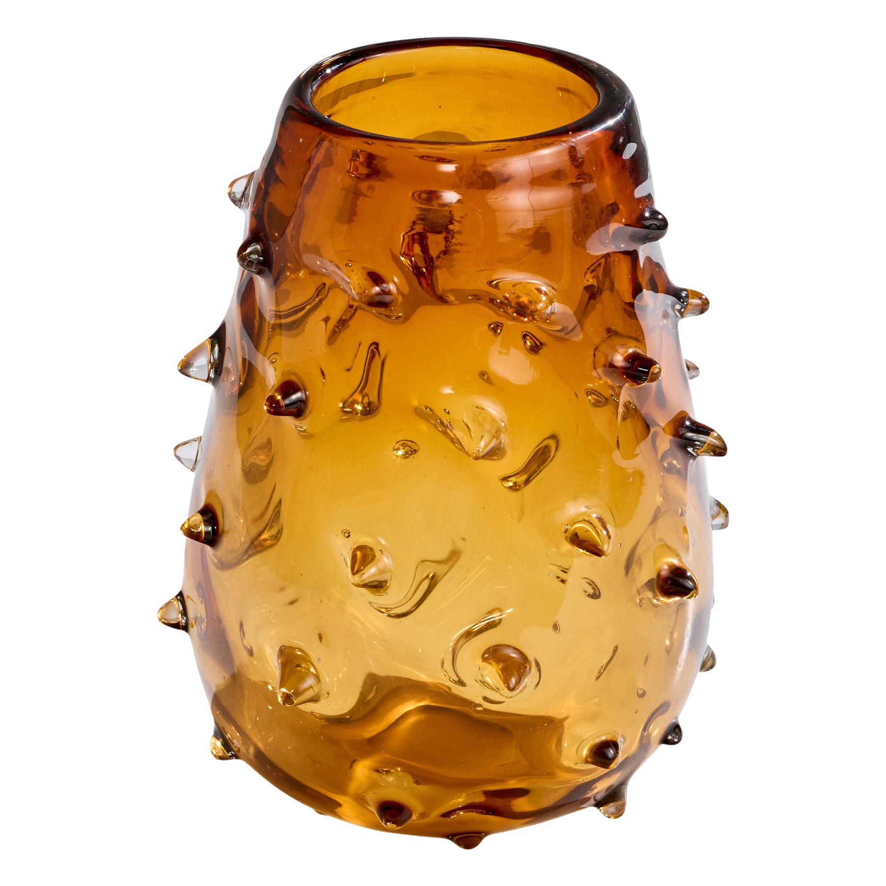 Italian Designer, Vase, Glass, Italy, 1950s