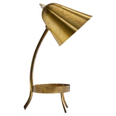 Jacques Biny, Lámpara de mesa, Latón, Francia, años 50