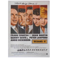 1960 Ocean's 11 Original Vintage Poster