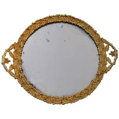 Large Center Table Gilt Bronze Napoleon III, circa 1880