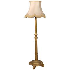 20th Century Lamp Made by Golden Wood