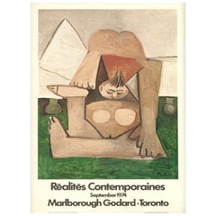 1971 Pablo Picasso - Marlborough Godard Toronto Original Vintage Poster