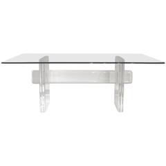 Large Lucite Table by Karl Springer, circa 1970