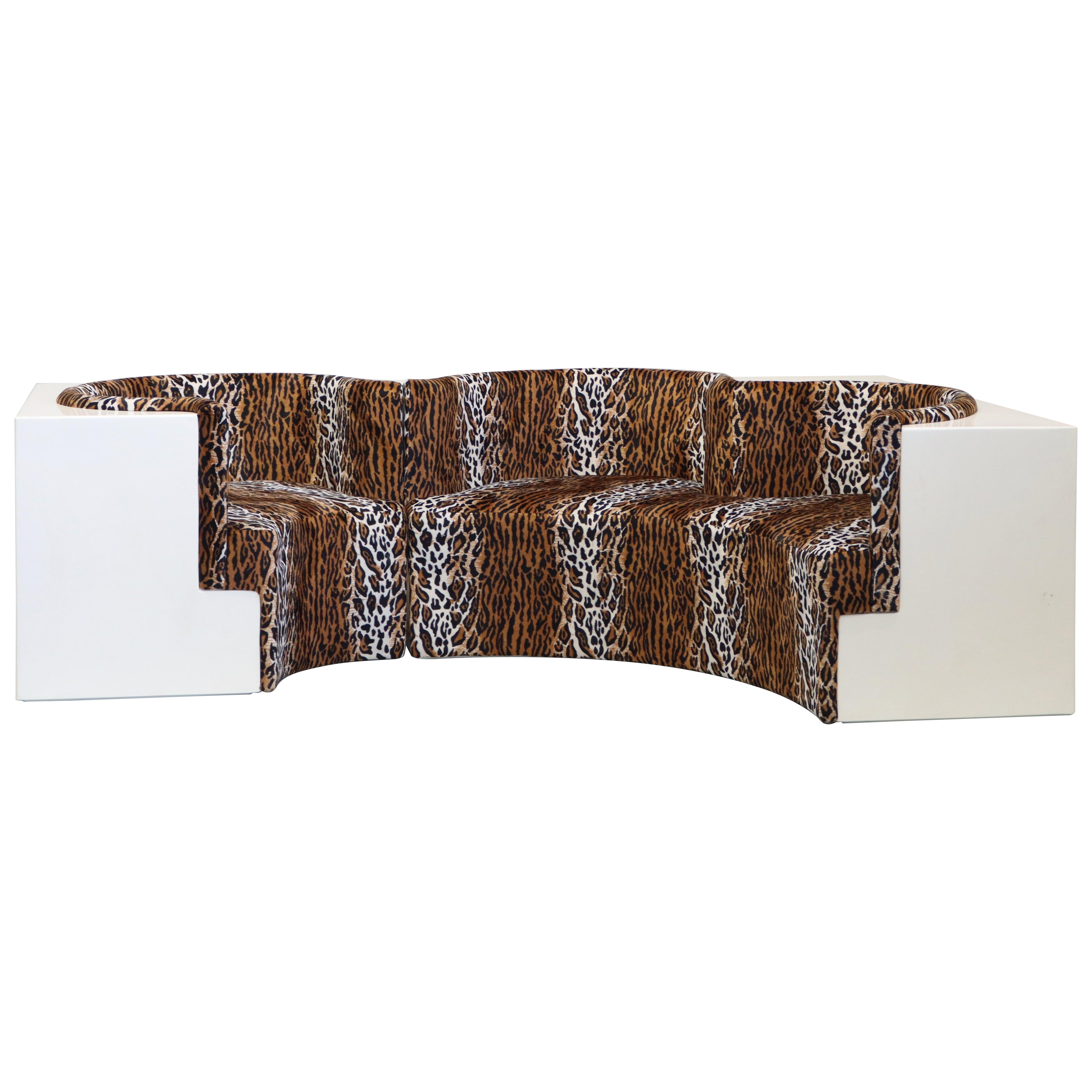 Very Rare Safari Lounge Sofa, Archizoom Associati 1968
