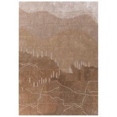 Jaipur Rugs 6x9 Feet Hand tufted Carpet Wool & Viscose Modern Beige & Brown Rug