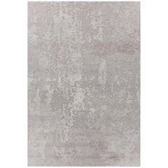 Jaipur Rugs 6x9 Feet Hand tufted Carpet Wool & Viscose Modern Grey & Black Rug