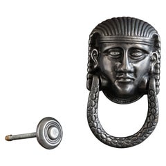 Nineteenth Century Iron Sphinx Door Knocker