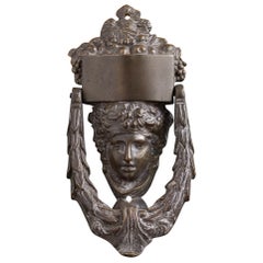Antique Neo-Classical Brass Door Knocker