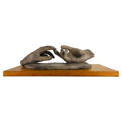 Gipsmodell aus der Mitte des Jahrhunderts, Handmodell, Skulptur