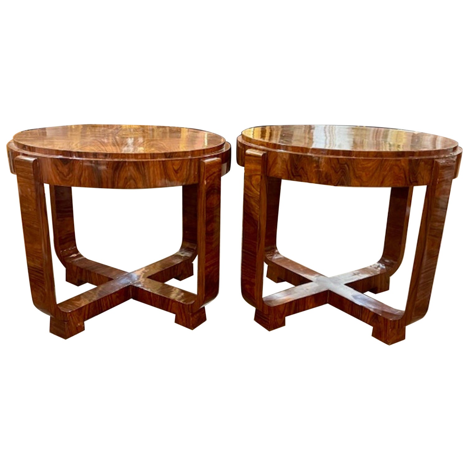 Pair of Art Deco Side Tables