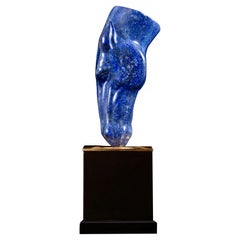 Scultura inglese intagliata in lapislazzuli, ''On A Golden Pond'', di Frempire