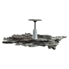 Mesa de centro Drumroll de piel de yak - Colección Nomadic by Joeri Reynaert