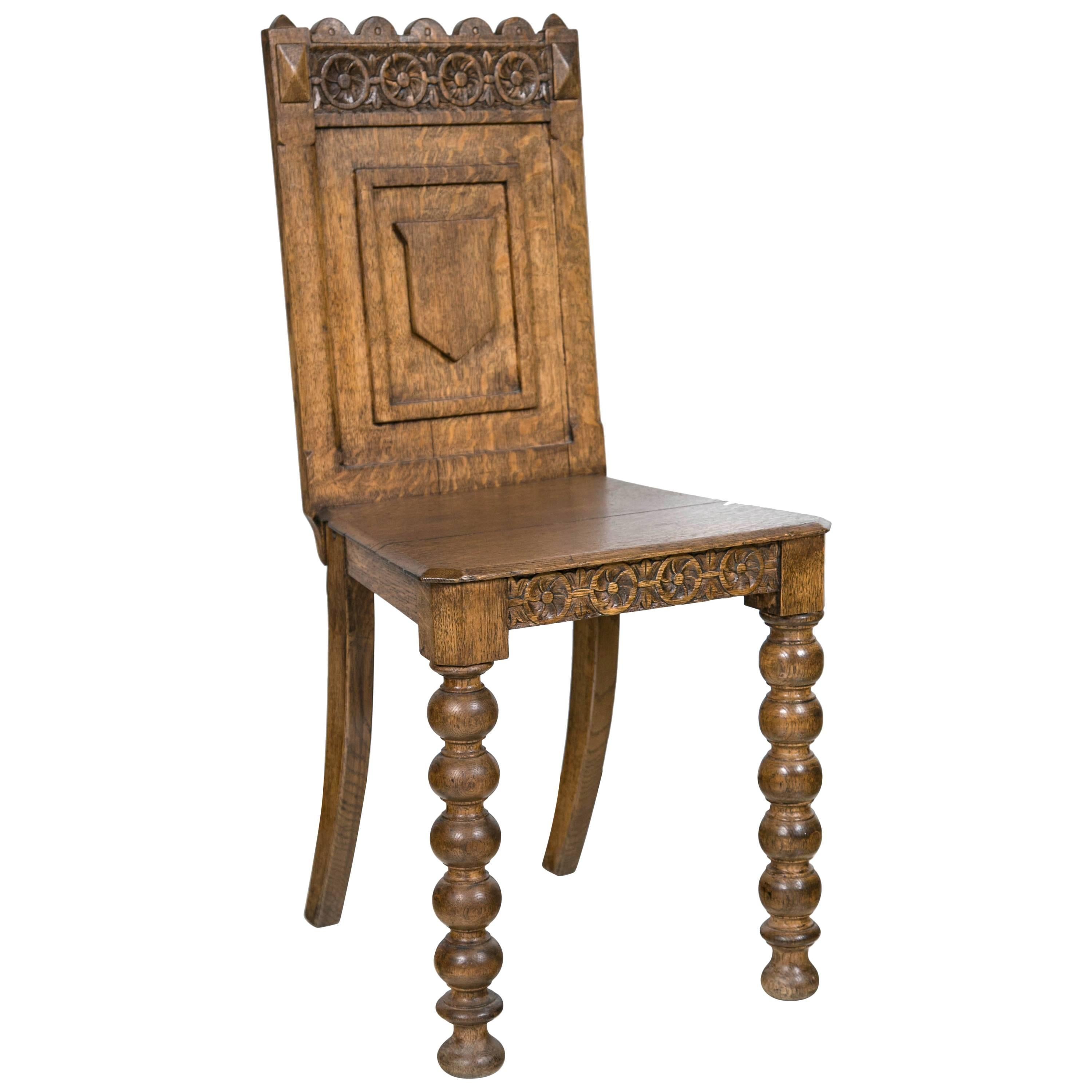 Antique Germanic Hall Chair