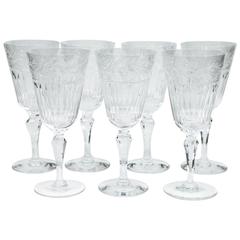 Asprey Crystal Wine Goblets