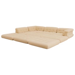 Divano Mah Jong di Hans Hopfer per Roche Bobois, anni '70, Francia