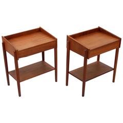 Pair of Danish Side Tables, Borge Mogensen for Soberg Moblefabrik, 1960s