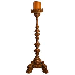 Louis VIII Period Giltwood Candlestick 6