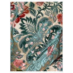 Antique Italian Silk Velvet Panel Genoa