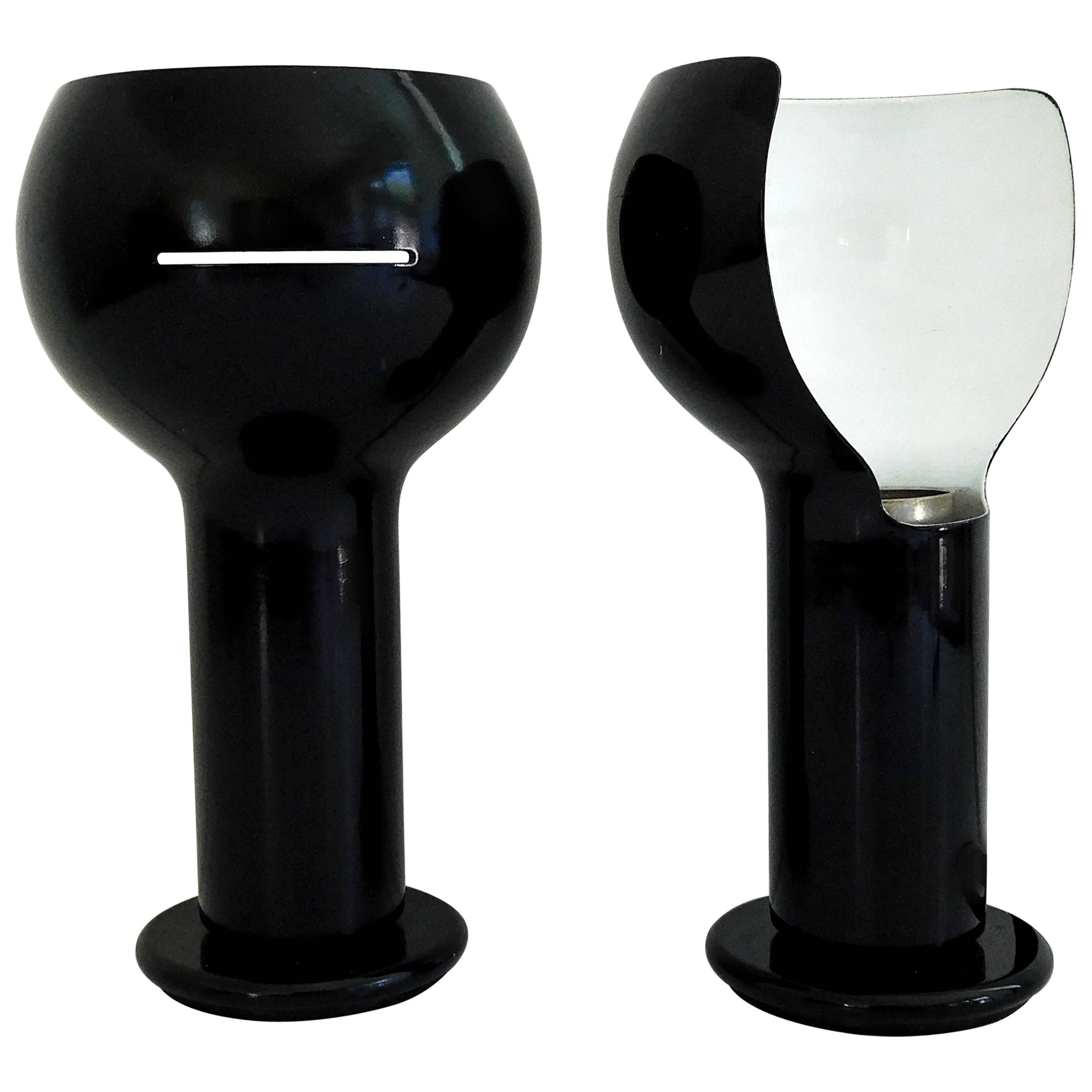 Joe Colombo Flash Table Lamps for O-Luce, 1968 For Sale