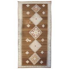 Magnifique tapis de couloir Kilim Shahsavan du début du 20e siècle