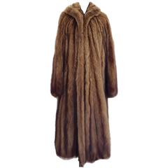 Pierre Balmain Paris Full Length Mink Fur Coat