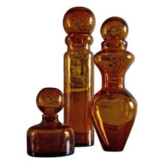 Amber Marsala Cap and Vase by Studio Bojola