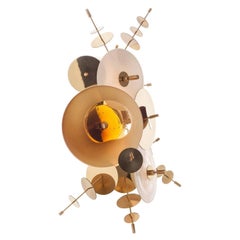 Confetti Sconce: Amber Glass by Avram Rusu Studio