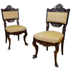 Pair of Egyptian Style Chairs
