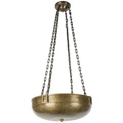 Moorish Style Acid Etched Bowl Fixture 11