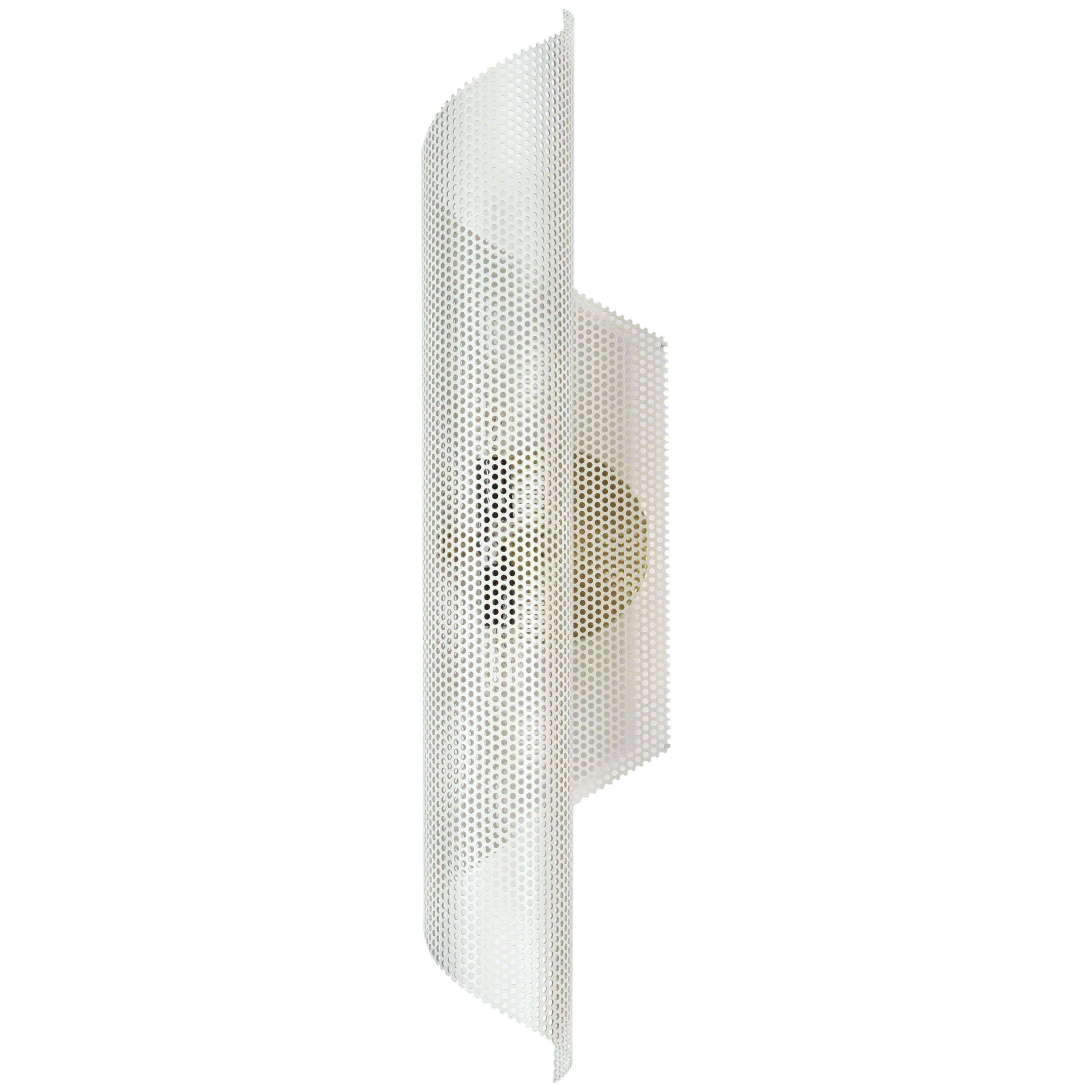 Rolled Perforated Sconce by Lawson-Fenning