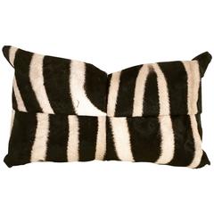 Zebra Hide Patchwork Pillow 9