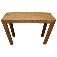 Wicker Console Wicker Console