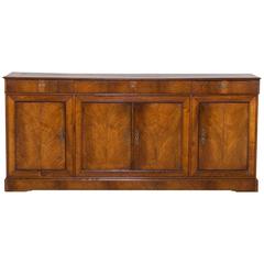 Louis XVI Style Antique French Elm Buffet Enfilade, circa 1840