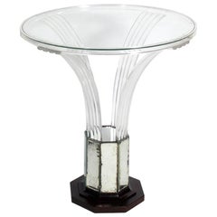 Glamorous Lucite Table by Grosfeld House, circa 1930s