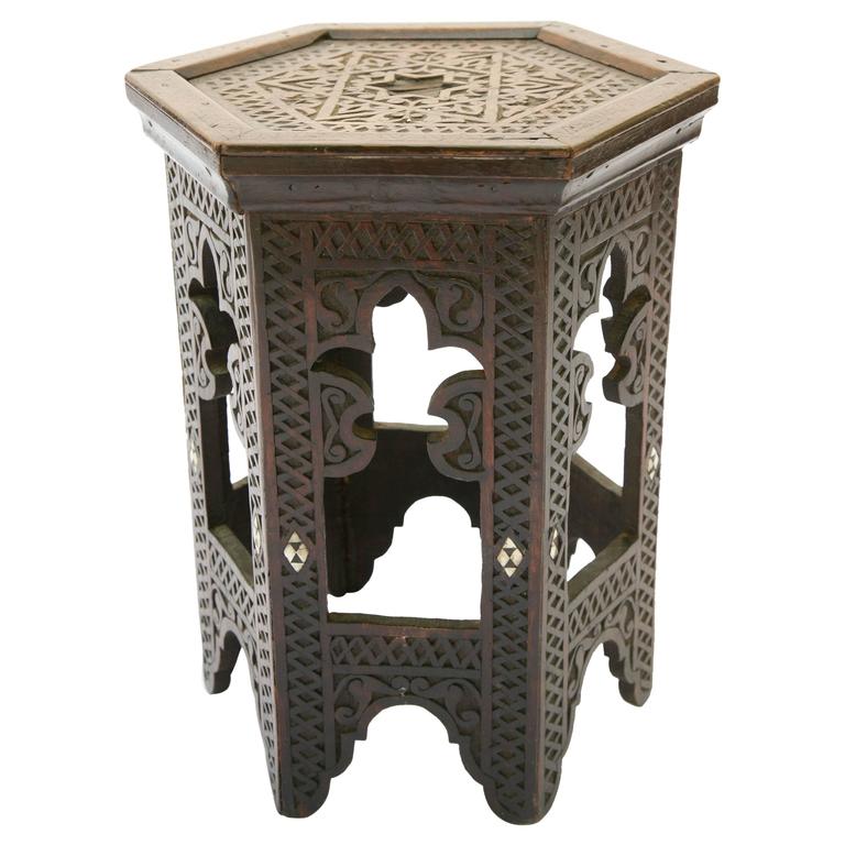 AngloIndian Accent Table at 1stDibs