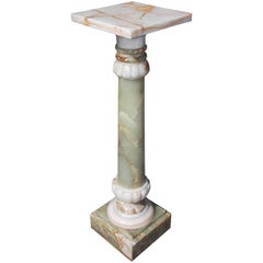 American Marble and Onyx Campaign Pedestal, New York, Circa 1880