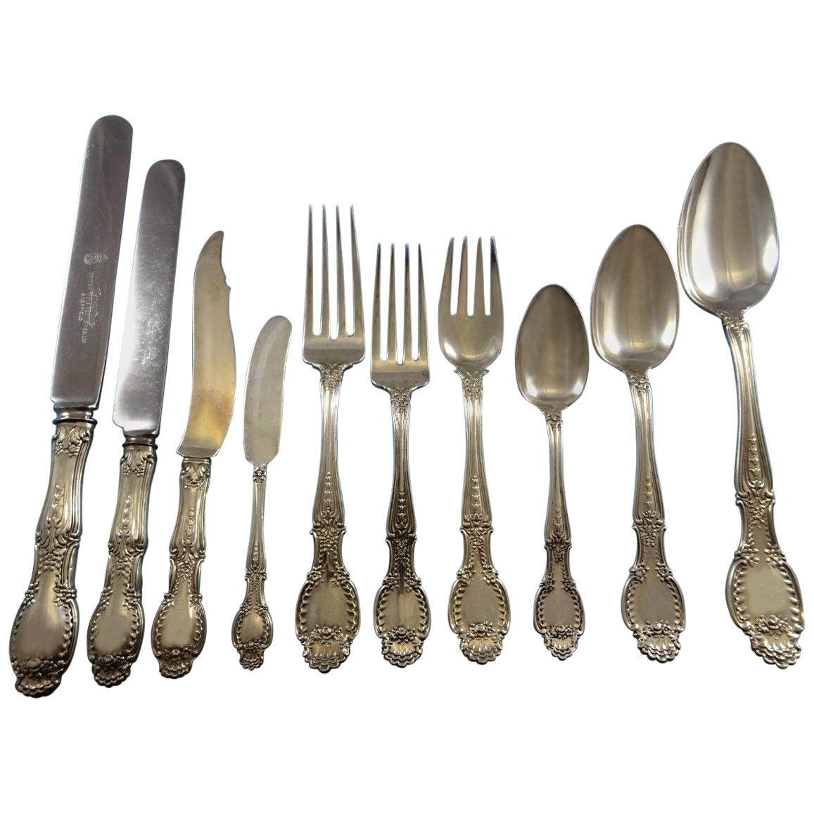 Richelieu von Tiffany & Co Sterlingsilber-Besteck-Set Service, 81-teilig, in passender Schachtel