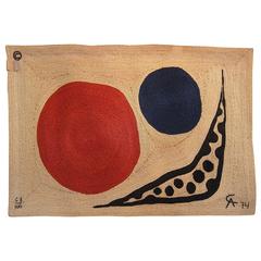 Retro After Alexander Calder, Tapestry "Moon, " 1974