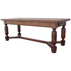 17th Century Style English Oak Refectory Table