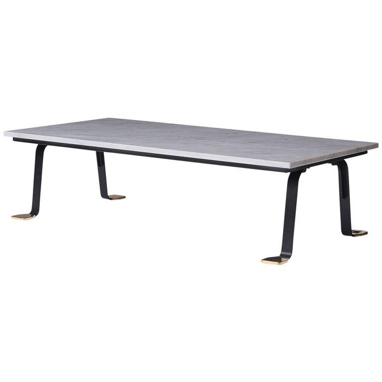 Marble Top Italian Coffee Table For At 1stdibs Marble Top Italian Coffee Table For