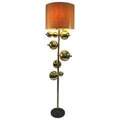 Rare Modernist Italian Floor Lamp in the Manner of Angelo Lelli, circa 1960