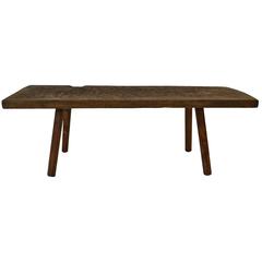 Oak and Pine Butcher's Block Coffee Table