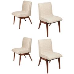 Rare Set of Four Side Chairs by Stanley Young for Glenn of California