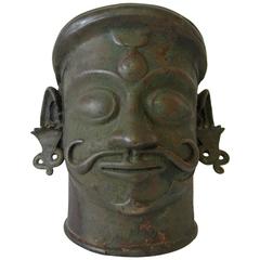 Antique Bronze Mukha Linga
