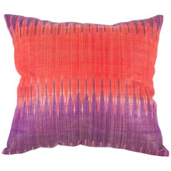 Antique Early 20th Century Ikat Pillow
