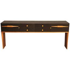 Pierluigi Colli Maple and Palmwood Console