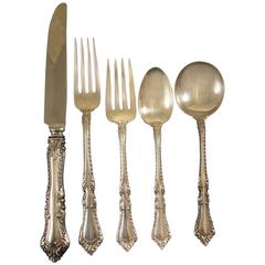 Foxhall by Watson Sterling Silver Flatware Set Service for 12, 64 Pieces